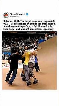 Bob Burnquist: The Impossible 98.00 Run 🤯 | X Games 2001 Gold Medal #skateboarding #xgames