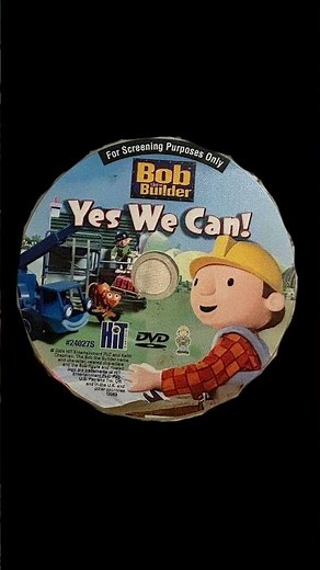 Bob The Builder Yes We Can Screener DVD Label