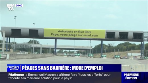 Péages sans barrières: comment ça marche?