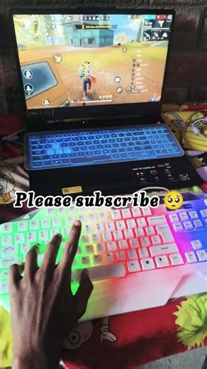 900 SUBSCRIBE 🥺 FREE FIRE GAMEPLAY LAPTOP #freefire #freefireindonesia #gaming