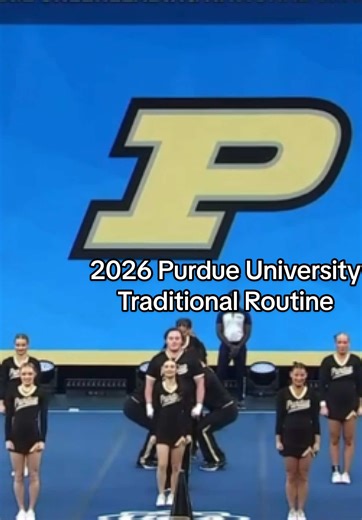 Great job, Boilermakers! #smoed #collegecheer #cheerleading #nationals #stunts