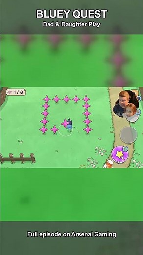 Dad & Daughter Find a Lolly in Bluey’s Quest! #gameplay #bluey #letsplay
