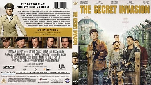 The Secret Invasion 1964 with Stewart Granger, Mickey Rooney and Raf Vallon