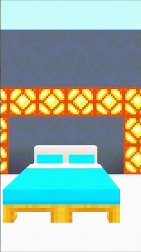 Easy Minecraft modern bedroom design tips for beginners #shorts