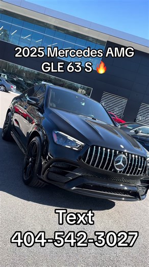 2025 Mercedes-AMG GLE 63 S AMG 🏁🚨 Available‼️ Asking $118,412 Black on Black 🖤 | Only 6K Miles 👀 🔥 4.0L Handcrafted AMG Biturbo V8 — 603 HP 🔥 AMG Performance 4MATIC AWD 🔥 0–60 in ~3.7 sec 🔥 AMG Adaptive Air Suspension 🔥 AMG Performance Exhaust Brembo brakes 🔥 Nappa leather interior w/ heated ventilated massage seats 🔥 Panoramic roof 64-color ambient lighting 🔥 Dual widescreen MBUX Navigation Head-Up Display 🔥 Burmester surround sound 🔥 360° camera • Blind spot • DISTRONIC • Driver 