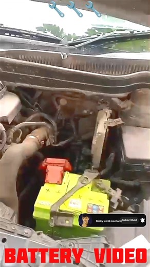 car battery short circuit⚙️battery video #carrepair#viral #shorts #trending