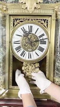 Finishing My French 8 Day Cartel Clock with High Quality Lerolle Freres Movement