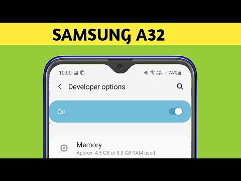 How To Enable Developer Options For All Samsung Mobile(Unlock Developer Mode Settings) A32
