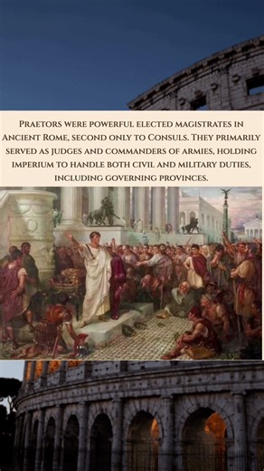 What was a Praetor in Ancient Rome? #history #ancienthistory