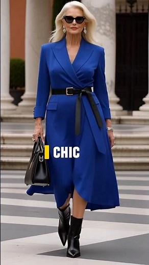 Milan Street Fashion Over 60 Chic Elegant Romantic Looks 👗#fashionover50