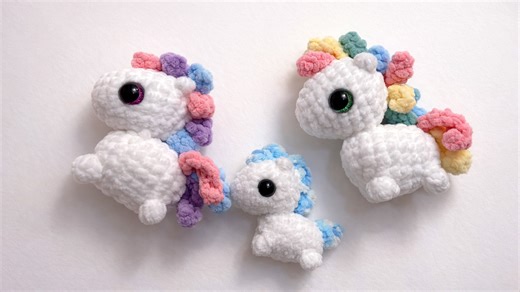 Step by step crochet tutorial for pocket ponies