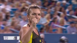 Simona Halep edges Konta 6-4, 7-6(1)! Meets Sloane Stephens in Western & Southern Open Semifinals! | WTA
