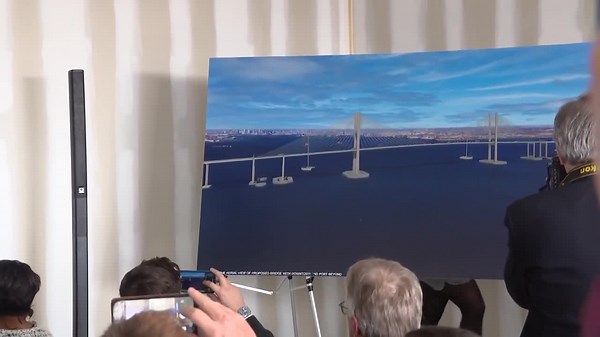 Raw: Governor unveils Key Bridge concept