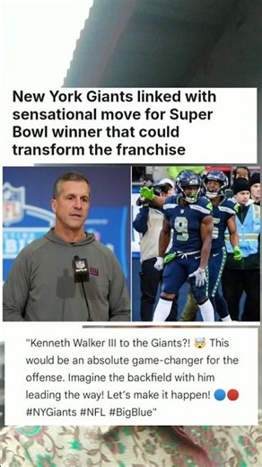 New York Giants linked with sensational move for Super Bowl winner #sports #news