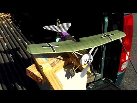 Guillow's Fokker D8, Kit WW-9 Rubber Powered Trim Flights