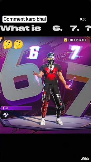 bhai 6,7 ka kya matlab hai jaldi se comment karo#freefireshorts #garenafreefire #boostyoutube