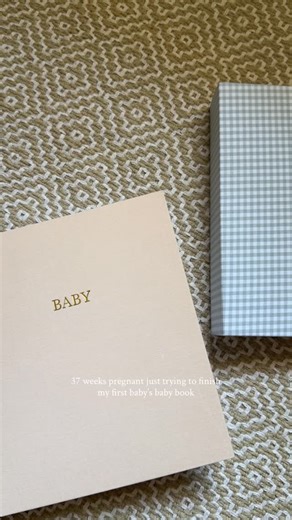 Hannah Brown Clement on Instagram: "Loved it so much I bought it twice!! Comment “BABY BOOK” for links! I still have lots to finish, but I love how this book makes it so easy to capture all the special moments and little details. It even includes double-sided tape for photos and tells you exactly where to order prints so they fit perfectly in each frame. *I recommend ordering the solid fabrics as the gingham fabric I ordered for baby boy wasn’t aligned properly* https://liketk.it/5S3EF #nesting 
