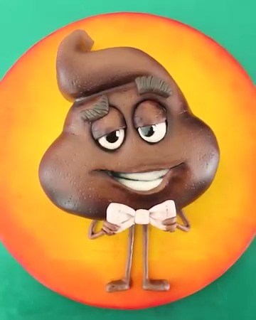 27K views · 185 reactions | Learn how to make a hilarious and adorable Poop Emoji Cake with this easy tutorial!  | Zoe's Fancy Cakes | Facebook