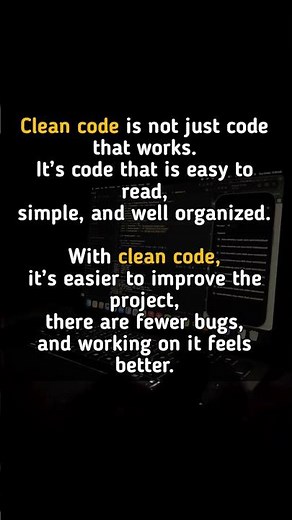 What is Clean Code? #ai #coding #cleancode #programming #python #code #codes #trending #windows