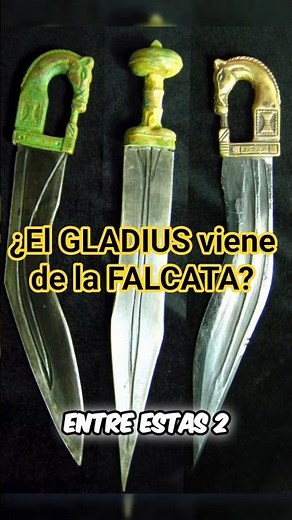 Does the GLADIUS come from the FALCATA?