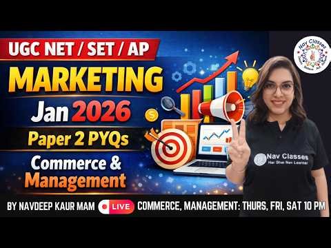 Marketing Jan 2026 PYQs | Strategic Management PYQs | UGC NET Paper 2 | Commerce & Management