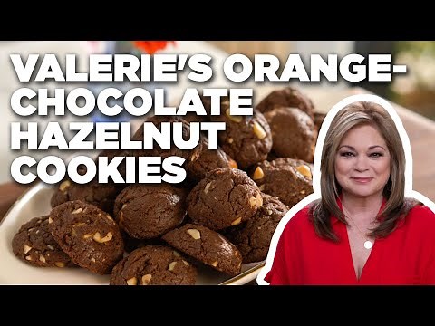 Valerie Bertinelli's Chocolate and Orange Hazelnut Cookies | Valerie's Home Cooking | Food Network