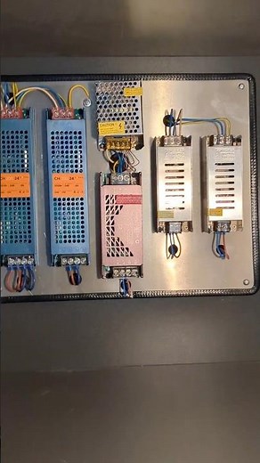 How to connect power supplies for LED strips#shorts
