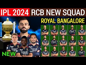 IPL 2024 - Royal Challengers Bangalore Full Squad | RCB New Squad 2024 | RCB Team Players List 2024