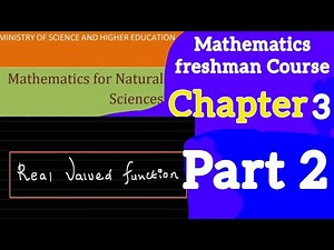 mathematics freshman Course chapter 3 part 2