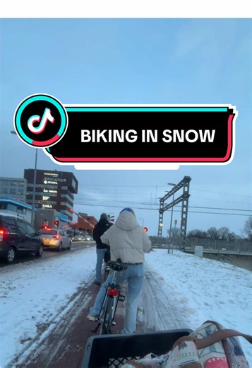 Walked half the way, biked the rest in slow motion 😭 Hi! 👋 I'm Naya, a Filipina living in the Netherlands. Welcome to my unapologetically chaotic and unfiltered life abroad! 🇳🇱🇵🇭 #livinginthenetherlands #tiktokph #dutchtiktok #dutchcore #bikinginsnow