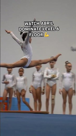Level 6 Floor Routine | Highlights 🤸🏽‍♀️💥 #level6 #usagymnastics #floorroutine