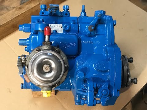Ford 3000 tractor Simms Minimec dieselpump renovation