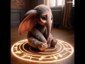 [AI獣化動画]魔法陣にとらわれた少女