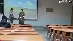 Shocking moment teacher BEATS students for being late to class