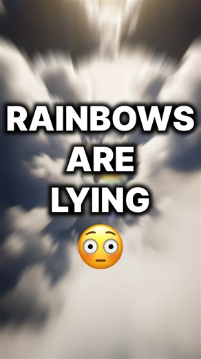 Rainbows Are Full Circles 🌈 (You Only See Half!) #shorts