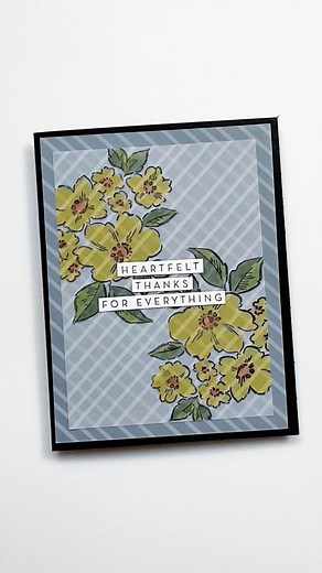 Have you tried using vellum in your cardmaking? It’s a simple way to add an elegant stepped-up look to any card. Tip: To get this look, stamp with Stazon and let dry, flip vellum over and color using the dark shade of your Stampin’ Blends. | Sara Douglass, Stampin' Up! CEO