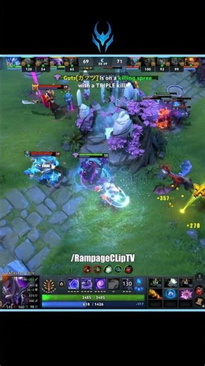 Omg Solo Carry 😱🗡️ Faceless Void Rampage #dota2