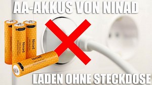 AA-Akkus von Ninad: Einfach aufladen über USB-C