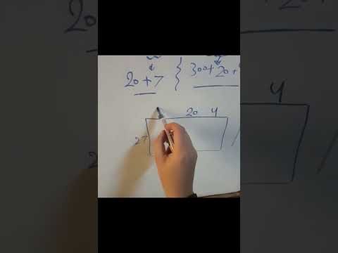 #Multiplication using the algorithm and the rectangle area model @MathMs
