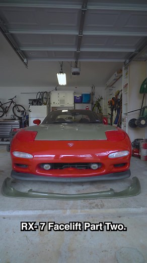 Installing a Carbon Kevlar Front Splitter on RX 7 FD3S | DIY Project Car Tutorial