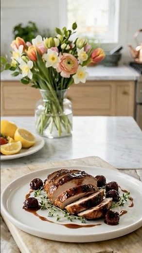 This Cherry Chicken Is Ridiculously Good 🍒 | Easy 20 Min Dinner