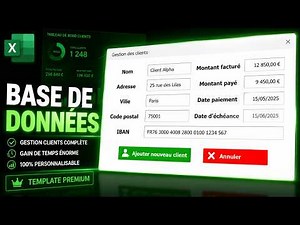 CREER UNE BASE DE DONNEES CLIENTS COMPLETE