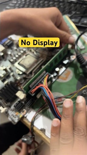 All Desktop PC Power No Display Problem How to Reset Ram#macnitesh#keyboardtricks#2025short