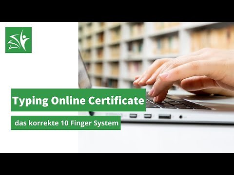 Typing Online Certificate TOC - das korrekte 10-Finger-System lernen