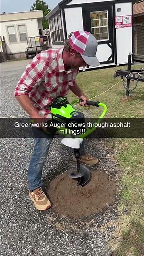 This Battery-Powered 80V Auger Means Business | Greenworks
