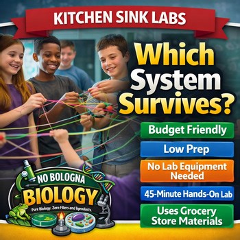 Budget Biology Food Webs Ecosystem Stability Activity | Kitchen Sink Lab 12.5