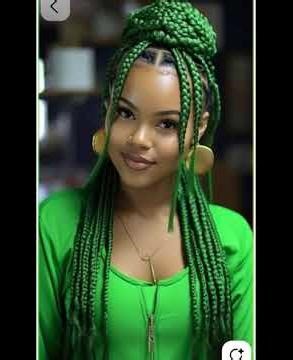 Two-Tone Magic: Stunning Mixed Extension Hairstyles😍💕 #braids #hairstyles