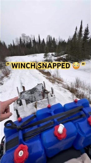 Everything Was Fine… Then the Winch Line Broke 🌧️
