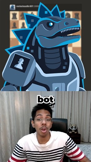 Tushar Anand on Instagram: "How To Beat The Mechachesszilla Bot #chess"