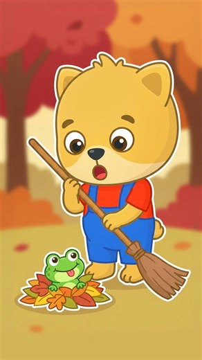 What’s Hiding Under the Leaves? 🍂👀 | Bimi Boo #cartoon